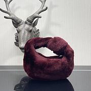 Bottega Veneta Shearling Mini BV Jodie Mystic Size 27×23×8cm - 2