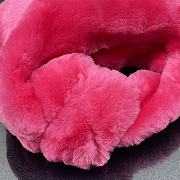 Bottega Veneta Shearling Mini BV Jodie Mystic In Pink - 4