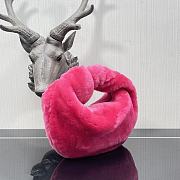 Bottega Veneta Shearling Mini BV Jodie Mystic In Pink - 2