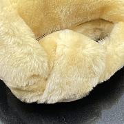 Bottega Veneta Shearling Mini BV Jodie Mystic In Light Yellow  - 3