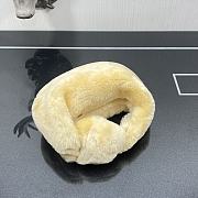 Bottega Veneta Shearling Mini BV Jodie Mystic In Light Yellow  - 5