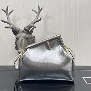 Fendi First Medium Silver 8BP127 Size 32.5x15x23.5cm - 1