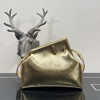 Fendi First Medium Gold 8BP127 Size 32.5x15x23.5cm