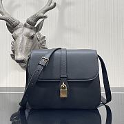 Celine Medium Tabou Black Smooth Leather 196583 22x16x7cm - 1