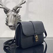 Celine Medium Tabou Black Smooth Leather 196583 22x16x7cm - 6