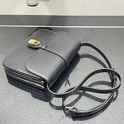 Celine Medium Tabou Black Smooth Leather 196583 22x16x7cm - 4