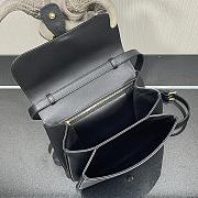 Celine Medium Tabou Black Smooth Leather 196583 22x16x7cm - 2