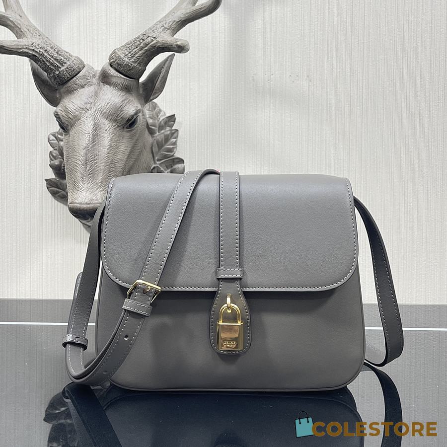 Celine Medium Tabou Shoulder Bag in Gray