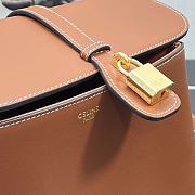 Celine Medium Tabou Brown Smooth Leather 196583 22x16x7cm - 6