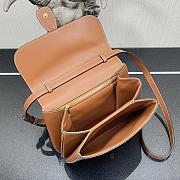 Celine Medium Tabou Brown Smooth Leather 196583 22x16x7cm - 5