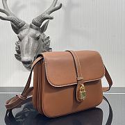 Celine Medium Tabou Brown Smooth Leather 196583 22x16x7cm - 4