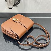Celine Medium Tabou Brown Smooth Leather 196583 22x16x7cm - 3