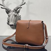 Celine Medium Tabou Brown Smooth Leather 196583 22x16x7cm - 2