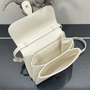 Celine Medium Tabou White Smooth Leather 196583 22x16x7cm - 3
