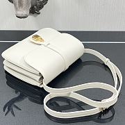 Celine Medium Tabou White Smooth Leather 196583 22x16x7cm - 2