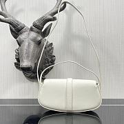 Celine Mini Retro Lock Bag In White Size 18x8x5cm - 5