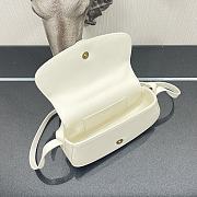 Celine Mini Retro Lock Bag In White Size 18x8x5cm - 4