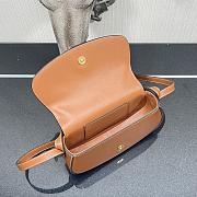 Celine Mini Retro Lock Bag In Brown Size 18x8x5cm - 5