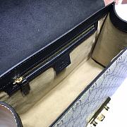 Gucci Padlock Canvas Leather Bag 409486 Size 30x19x10cm - 4