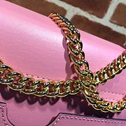 Gucci Padlock In Pink Leather 409486 Size 30x19x10cm - 5