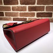Gucci Padlock In Red Leather 409486 Size 30x19x10cm - 2