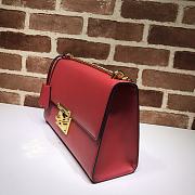 Gucci Padlock In Red Leather 409486 Size 30x19x10cm - 4