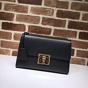 Gucci Padlock In Black Leather 409486 - 1