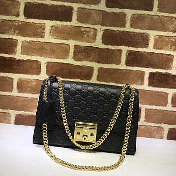 Gucci Padlock Signature Shoulder Bag 409486 Size 30x19x10cm