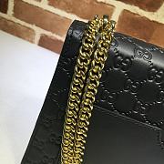 Gucci Padlock Signature Shoulder Bag 409486 Size 30x19x10cm - 4