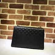 Gucci Padlock Signature Shoulder Bag 409486 Size 30x19x10cm - 6