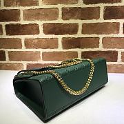 Gucci Padlock Signature Shoulder Bag In Khaki 409486 Size 30x19x10cm - 3