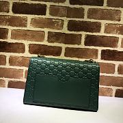 Gucci Padlock Signature Shoulder Bag In Khaki 409486 Size 30x19x10cm - 6