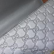 Gucci Padlock Signature Shoulder Bag In Grey 409486 Size 30x19x10cm - 4