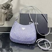 Prada Cleo Shoulder Bag Artificial Crystal 1BC169 Size 18.5x4.5x22cm - 1