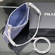 Prada Cleo Shoulder Bag Artificial Crystal 1BC169 Size 18.5x4.5x22cm - 4