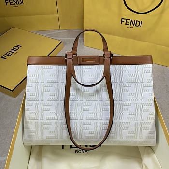 Fendi Peekaboo x Tote Hand Bag Size 41X29X14cm