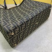 Fendi Peekaboo x Tote Hand Bag Black Size 41X29X14cm - 3
