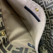Fendi Peekaboo x Tote Hand Bag Black Size 41X29X14cm - 2