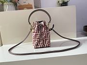 Fendi Mon Tresor Small Bucket Bag With Pink Calfskin Leather 8BS01  - 4