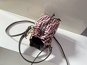 Fendi Mon Tresor Small Bucket Bag With Pink Calfskin Leather 8BS01  - 3