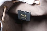 Fendi Mon Tresor Small Bucket Bag With Light Pink Calfskin Leather 8BS01  - 6