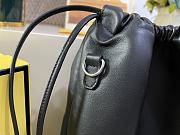 Fendi Roma Bucket Bag In Black Size 30x39cm - 3