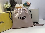 Fendi Roma Bucket Bag In Pink Size 30x39cm - 5