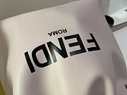 Fendi Roma Bucket Bag In Pink Size 30x39cm - 2