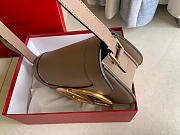 Valentino Garavani Supervee Shoulder Brown Bag Size 26.5x9x15cm - 6