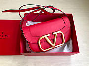 Valentino Garavani Supervee Shoulder Red Bag Size 26.5x9x15cm - 1