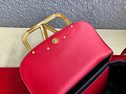 Valentino Garavani Supervee Shoulder Red Bag Size 26.5x9x15cm - 2