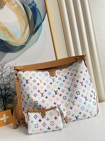 Louis Vuitton Graceful PM Handbag In White M40352 Size 46cm