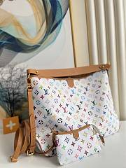 Louis Vuitton Graceful PM Handbag In White M40352 Size 46cm - 6
