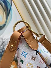 Louis Vuitton Graceful PM Handbag In White M40352 Size 46cm - 5
